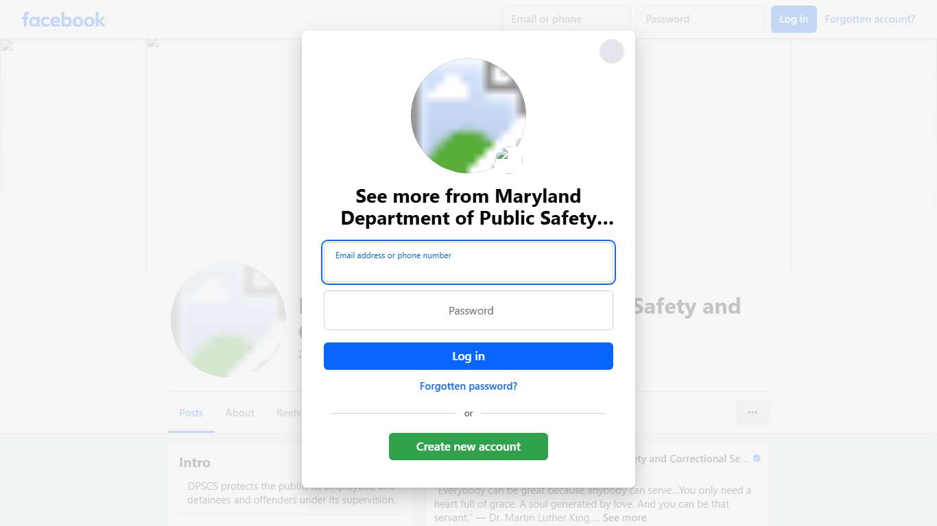 Maryland Department of Public Safety and Correctional Services Sykesville MD Facebook